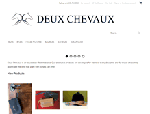 Tablet Screenshot of deuxchevauxproducts.com